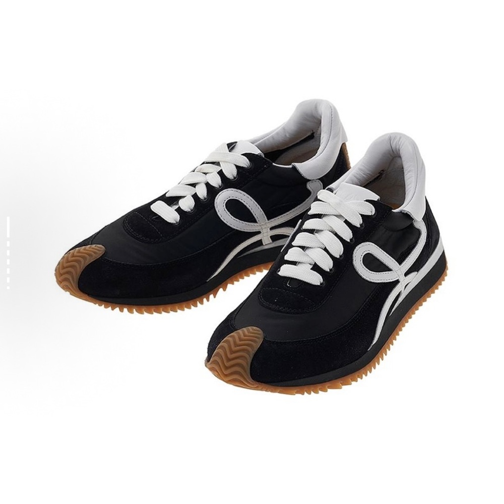 Loewe Black and White Classic Sneakers